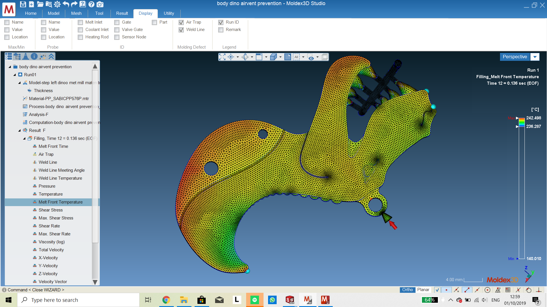 Moldex FEM Simulations #2